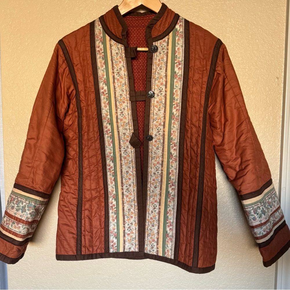 Patch work jacket